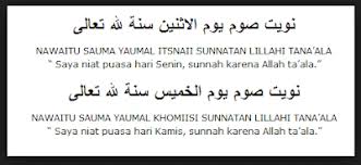 Ini kelebihan puasa senin kamis menurut ustadz adi hidayat beserta hadistnya. Bacaan Puasa Senin Kamis Latin Rasmi B
