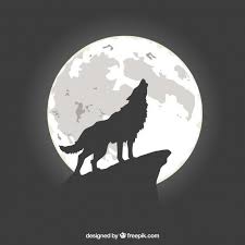 Wolf Background Howling At The Moon Wolf Silhouette Wolf Mond Traumfanger Zeichnung
