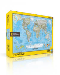 I was afraid that it was too watery and would ruin the puzzle. World Puzzle 1000 Piece National Geographic New York Puzzle Company
