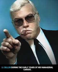 JJ Dillon managing NWA American Tag Team Champions Mr Hito and Mr Sakurada