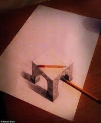  38 Ide 3d Drawing Pensil Gambar 3d Sketsa Lukisan