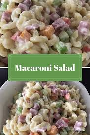 Old Fashion Macaroni Salad Recipe Macaroni Salad Recipe Macaroni Salad Best Macaroni Salad