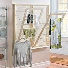 Polder expandable drying rack 16m. Make This Wall Mounted And Adjustable Laundry Drying Rack Out Of Par Pine That You Can Buy At Any Builders Laundry Room Design Drying Room Small Laundry Rooms