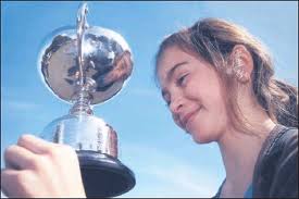 Aoife presented with her caps