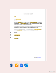 Order Letter Templates Word - Format, Free, Download | Template.net