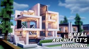 Minecraft smart house and high tech house design. Modern House With Undergound Building Survival Base 1 16 1 Minecraft Map