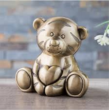 C74g vintage bronze savings promotional piggy bank bust ben franklin suffolk. Cartoon Lovly Tiger Design Bronze Color Metal Piggy Bank Cash Box Table Decorative Money Saving Box For Coin Hidden Safe Cxg035 Money Boxes Aliexpress