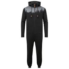 Tentree Juniper Onesie Overall Meteorite Black Heather M