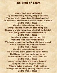 Trail Of Tears Poem The Trail Of Tears Brian Childersa Short Summary The Poem Is About Trail Of Tears My Heart Is Heavy Learn English