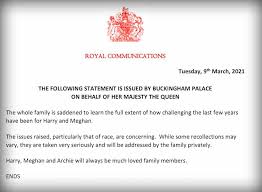 The whole family is saddened to learn the full extent of how challenging the last few years have been for harry and meghan, reads the official statement. Aqtwchxakpjpmm