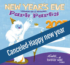 EVENT CANCELED DUE TO WEATHER & PARK CONDITIONS The annual New Year's Eve  Party event at Lebanon Hills Regional Park has been canceled for this year.  Due to poor and potentially unsafe