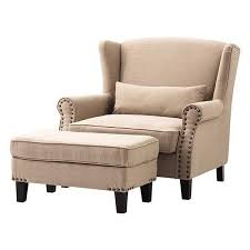 Zoey Armchair With Ottoman 799 Liked On Polyvore Featuring Home Furniture Chairs Accent Chairs Nailhead Chair Black Arm Chair Dining Room Chairs Modern