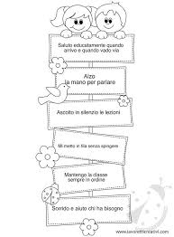 La scuola dell'infanzia, nel rispetto del ruolo educativo dei genitori, contribuisce alla formazione integrale dei bambini e, nella sua autonomia e unitarietà didattica e pedagogica, realizza. Cartellone Con Le Regole Della Classe Lavoretti Creativi