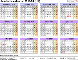 Academic Calendars 2019 2020 As Free Printable Pdf Templates Calendar 2020 Free Printable Calendar 2020 F Academic Calendar School Calendar Calendar Printables
