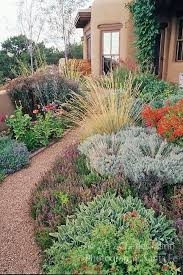 A Colorful Xeriscape Garden Design By Susan Blake Of Santa Fe New Mexico Features Many Beautiful Drought Xeriscape Front Yard Xeriscape Xeriscape Landscaping