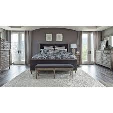 Coaster contemporary bedroom furniture sets; Alderwood Upholstered Bedroom Set Coaster Furniture Furniture Cart