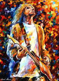 See more ideas about kurt cobain, kurt cobain art, artwork. Kurt Cobain Palette Knife Oil Painting On Canvas By Leonid Afremov Size 30 X40