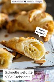 Schnelle Gefullte Susse Croissants Auch Glutenfrei Vegan Kochtrotz Kreative Rezepte Rezept In 2020 Rezepte Lebensmittel Essen Glutenfrei