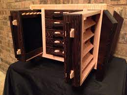 Let us help you leave them with a positive impression by finding the best packaging solution for you! Hand Crafted Wenge And Curly Maple Jewelry Box By Cjs Woodworks Custommade Com