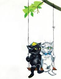 Pouf Noireau Cat Art Illustration Cat Art Cats Illustration