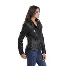 Composition et entretien • matière. Blouson Cuir Femme Oakwood Video Noir