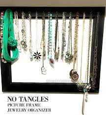 These diy jewelry organizer ideas will solve all your organization problems. Framed Jewelry Organizer Salvage Sister And Mister