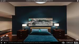 Christian grey's bedroom, study, library & ana's closet in exclusive detail christian grey's stunning penthouse apartment escala plays a key role in the fifty shades trilogy and has received a luxurious make over for the second movie in the series, fifty shades darker. 50 Shades Of Grey Trilogy New Photos Of Christian Grey Bedroom