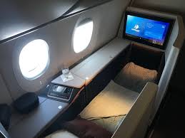 It's the first of this type in asia to include a first class section, with only four seats. Malaysia Airlines First Class 22 Samchui Com