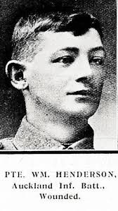 Private William Algie, Auckland Infantry Battalion, wounded