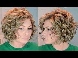 Hair Tutorials Curls For Short Hair Lilostyle In 2020 How To Curl Short Hair Short Permed Hair Short Hair Tutorial