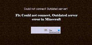 The error is usually caused by your client being on a newer version of minecraft . Fix Could Not Connect Outdated Server Error In Minecraft