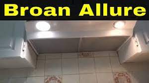 Its brushed surface finish is attractive and easy to clean. How To Replace Broan Allure Range Hood Filters Tutorial Youtube