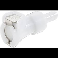 Male fittings attach to hose ends with hose clamps (purchased separately). Beer Gas Tubing Quick Disconnect 1 4 In Barb X Female Shut Off Morewine