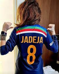 Chris woakes wore jersey number 8 while playing for kkr in ipl. Ravindra Jadeja On Instagram Mrs Jadeja Cricket Sport Ravindra Jadeja Sports Jersey