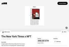 Times) is an american daily newspaper based in new york city with a worldwide readership. Crypto Token Of New York Times Column Sells For 560 000 The New York Times