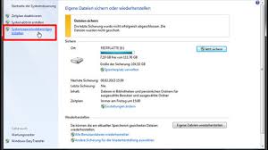 Open system image backup in windows 7 hit start, click the arrow to the right of the getting started item, and then click back up your files. in the backup and restore window, click the create a system image link. Windows 7 Backup So Einfach Geht Es Computer Bild