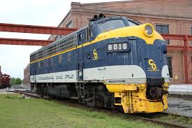 Image result for Federal Yellow 1956 Chesapeake and Ohio Railroad