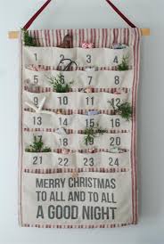 Vintage Style Fabric Advent Calendar With Pockets Fabric Advent Calendar Christmas Advent Calendar Diy Christmas Advent Calendar