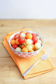 Salade De Fruits Melon Et Pasteque Recette Bille De Melon Pasteque Salade De Pasteque