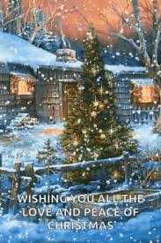 Christmas tree with snow falling. Snow Covered Tree Gifs Tenor