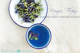Blue Natural Colour From Bunga Telang Clitoria Ternatea Or Bunga Teleng Or Kembang Teleng Or Or Bunga Biru Is Also Food Dye Butterfly Pea Blue Food Coloring