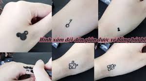 Một số người xăm chân dung thần tượng. Hinh XÄƒm Ä'oi Ä'Æ¡n Giáº£n Ä'Æ°á»£c Váº½ Báº±ng But Bi Couple Tattoo Designs Youtube