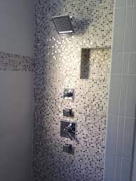 Small Shower Wall Tiles With Built In Soap Dish Shower Tile Designs Shower Wall Tile Small Tile Shower