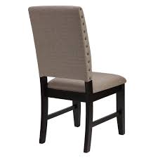 We did not find results for: Cortesi Home Manchester Dining Chairs In Taupe Fabric With Black Wood Legs And Nailhead Accents Set Of 2 Overstock 30564812