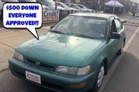 In the grand scheme of things, though. 500 Down Payment Car Lots Near Me Low Down Payment 2021