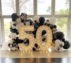 Decoration 60th Birthday Party Theme Ideas For Mom Pin By Tricia James On Party Planning And Decorating In 2020 50th Birthday Balloons 50th Birthday Decorations 50th Birthday Party Decorations