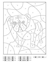 Kids are curious to know about sea animals. Dog Color By Number Printables Disney Coloring Sheets Color By Number Printable Printable Numbers
