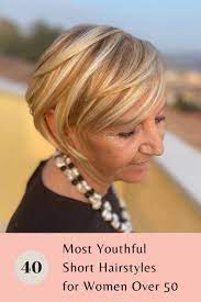 The 40 Most Youthful Short Hairstyles For Women Over 50 Short Hairstyles Over 50 Womens Hairstyles Short Hair Styles