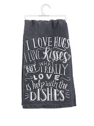 Black And White Kitchen Towels Amazon Amazon Com Primitives By Kathy The Dishes Towel White X2f Black 28 Quot Square Home Amp Kitchen Dish Towels Dish Cloths Tea Towels