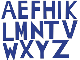 Letters with lines through them. Mkeleher Cgs17 Week 4 Alphabet Letters Using Straight Lines